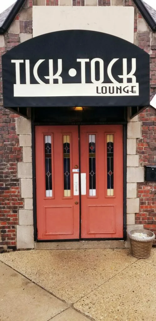 Door to Tick-Tock Lounge