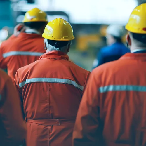 People in hard hats
