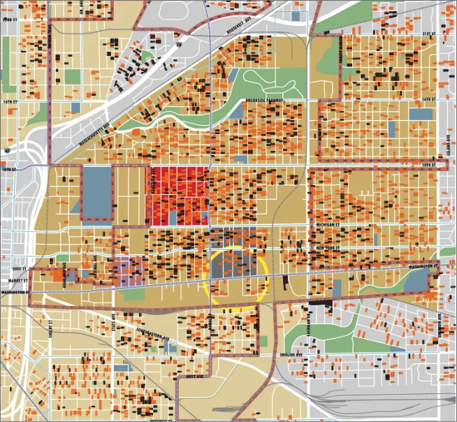 Live Indy East Map