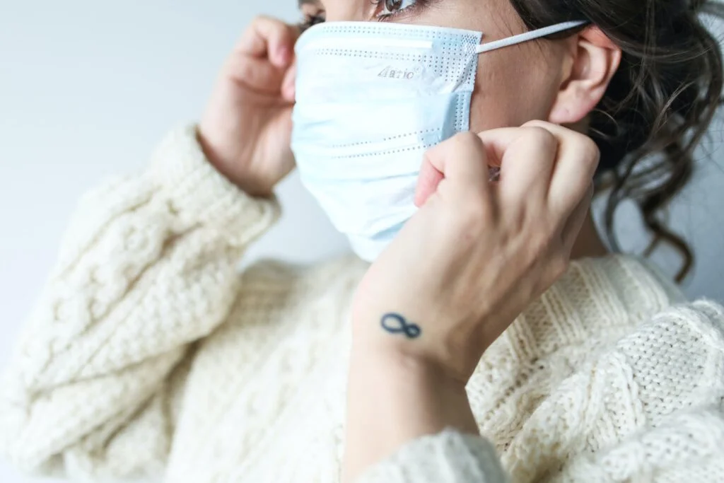 Woman in Mask